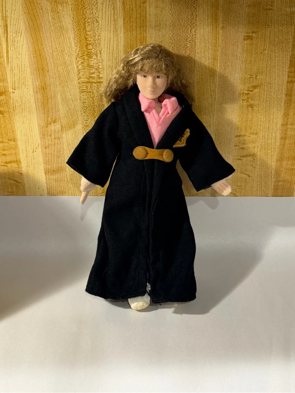 Vintage Harry Potter Hermione dolls with metal doll stands